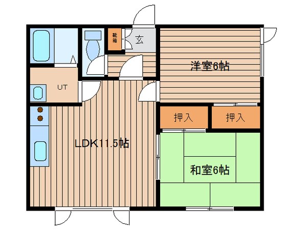 サンフロンテｨア　Ｃ棟の物件間取画像